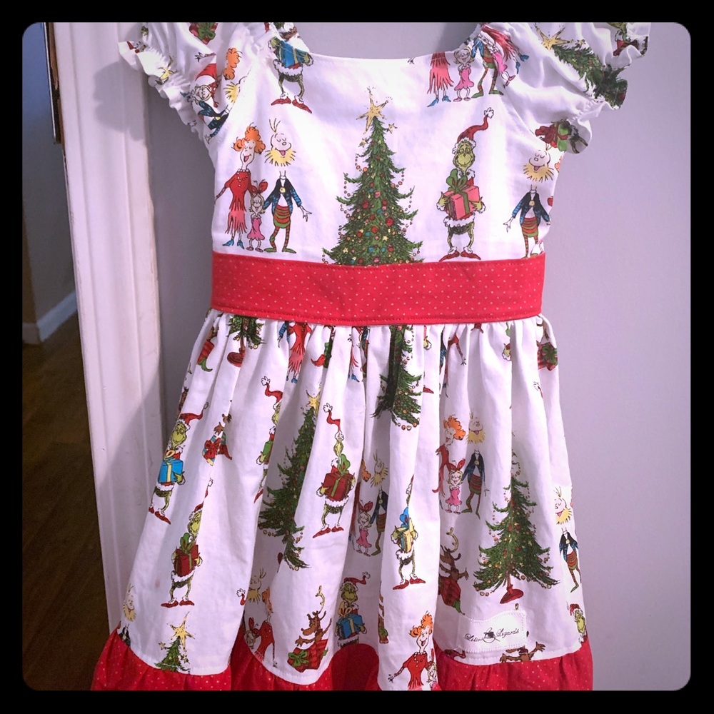 Handmade grinch dress